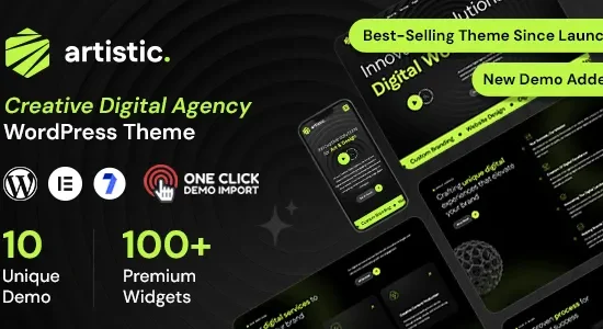 Artistic - Digital Marketing WordPress Theme