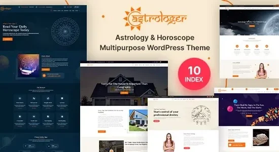 Astrologer – Horoscope and Astrology WordPress Theme