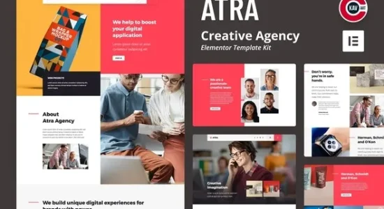 Atra – Creative Agency Elementor Template Kit
