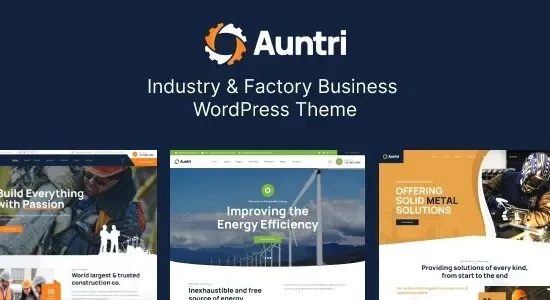 Auntri – Industry & Factory WordPress Theme