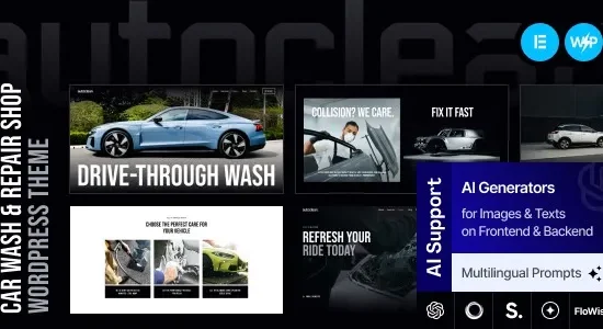 Auto Clean – Car Wash & Repair Shop WordPress Theme