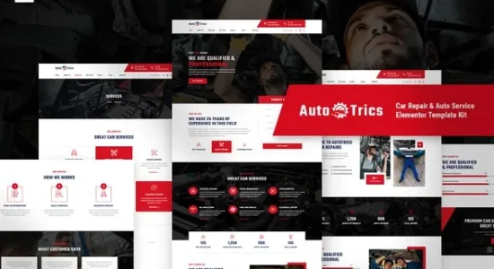 AutoTrics – Car Repair & Auto Service Elementor Template Kit
