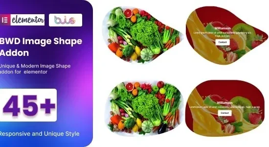 BWD Image Shape – addon for elementor