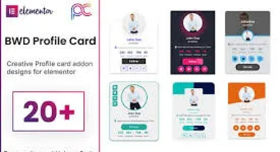 BWD Profile Card Addon For Elementor