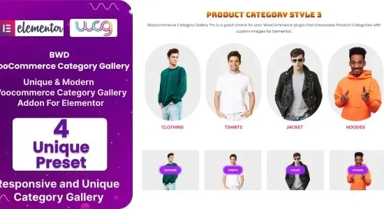 BWD WooCommerce Category Gallery Addon For Elementor
