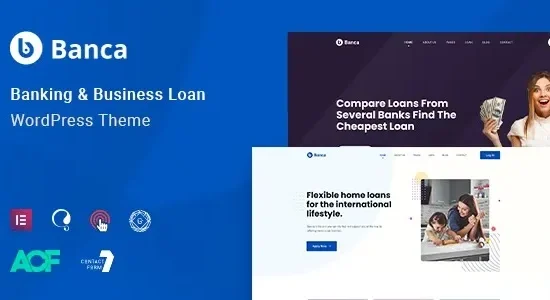 Banca – Banking, Finance & Business Loan WordPress Theme