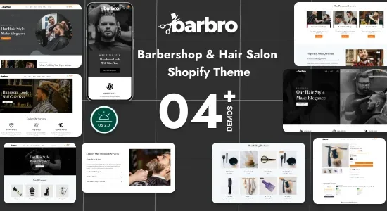 Barbro - Barbershop & Hair Salon Shopify Theme