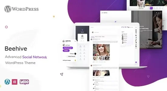 Beehive– Social Network WordPress Theme