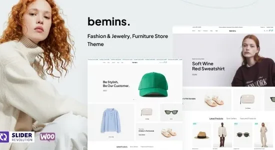 Bemins – Fashion & Jewelry, Furniture Store Theme
