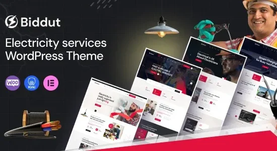 Biddut - Electricity Services WordPress Theme