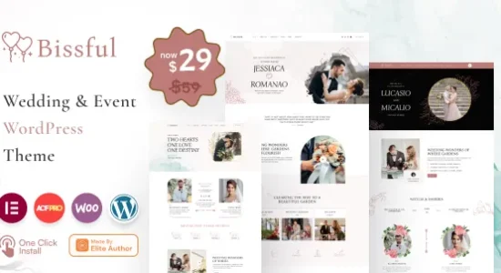 Bissful - Wedding & Event WordPress Theme