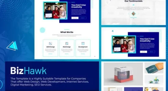 BizHawk – Corporate Agency Elementor Template Kit