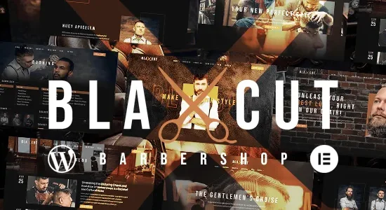 Blaxcut - Barbershop & Hair Salon WordPress Theme