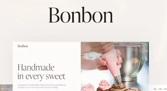 Bonbon – Chocolate Sweets & Pastry Theme