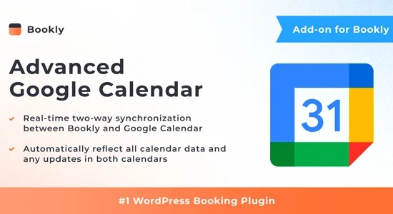 Bookly Advanced Google Calendar (Add-on)