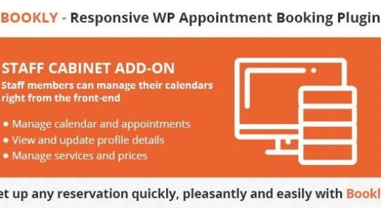 Bookly Staff Cabinet