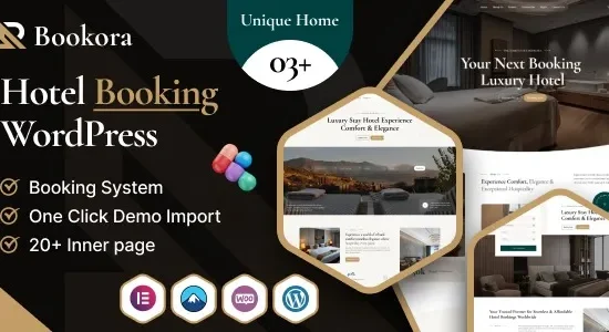 Bookora – Hotel Booking WordPress Theme