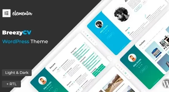 BreezyCV 1.8.0 – CV/Resume WordPress Theme