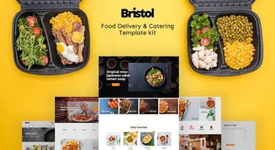 Bristol – Food Delivery & Catering Elementor Template Kit