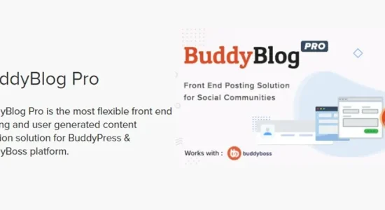 BuddyBlog Pro– WordPress