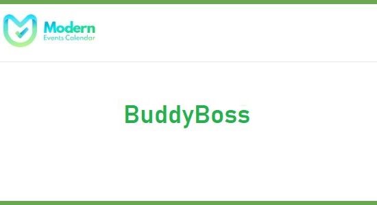 BuddyBoss Integration for MEC 2.4.6