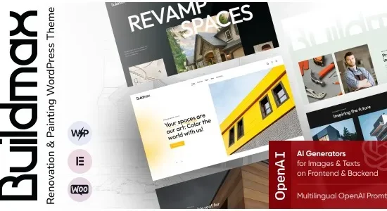BuildMax – Renovation & Painting WordPress Theme