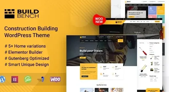 Buildbench - Construction Building WordPress Theme