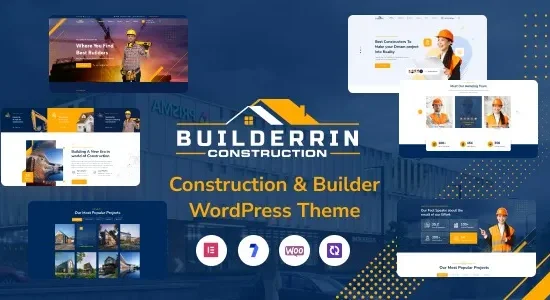 Builderrin – Construction Building WordPress Theme