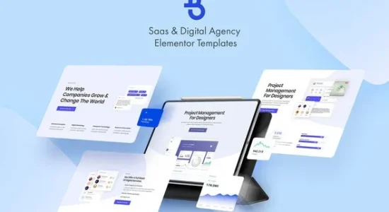 Burto – Saas & Digital Agency Elementor Template Kit