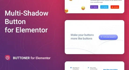Buttoner 1.0.6 – Multi-shadow Button for Elementor