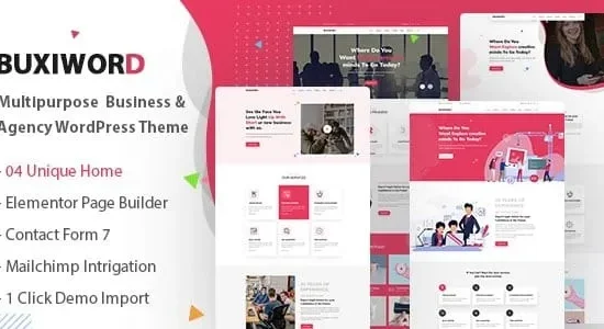 Buxiword - Digital Agency WordPress Theme