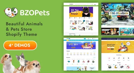 BzoPets – Pet Store and Supplies Shopify 2.0 Theme