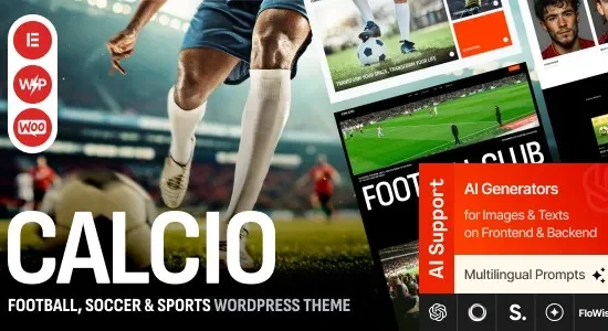 Calcio - Football & Soccer Elementor WordPress Theme