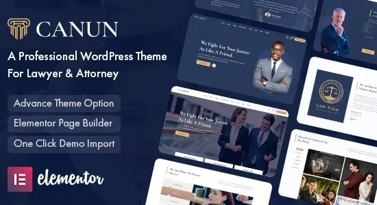 Canun – Lawyer & Attorney WordPress Theme