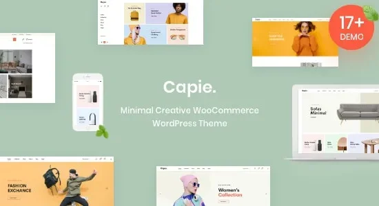 Capie - Minimal Creative WooCommerce WordPress Theme