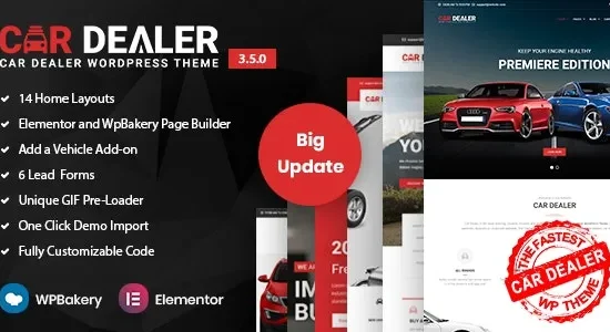 Car Dealer Automotive WordPress Theme – Responsive