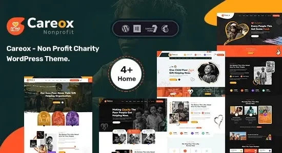 Careox - Non Profit Charity WordPress Theme