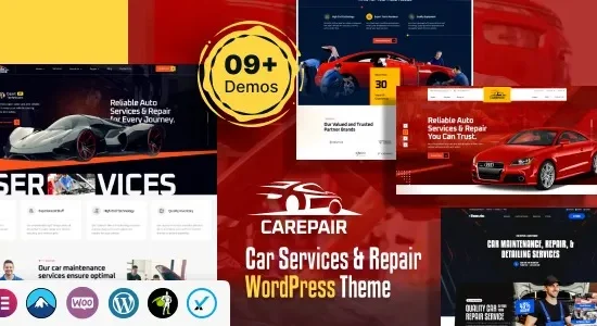 Carepair- Car Service & Auto Repair WordPress Theme