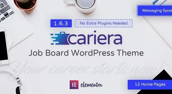 Cariera – Job Board WordPress Theme
