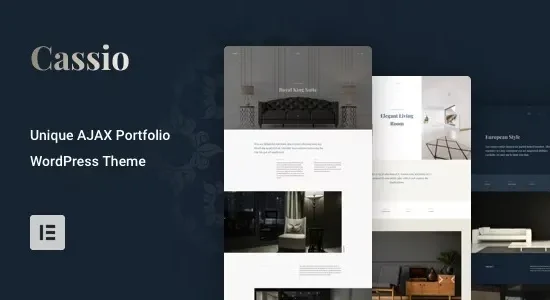 Cassio – AJAX Portfolio WordPress Theme