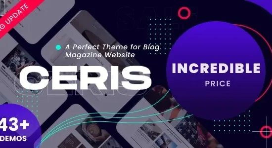 Ceris – Magazine & Blog WordPress Theme