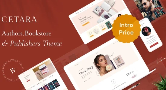 Cetara – Beautiful WordPress Theme for Authors