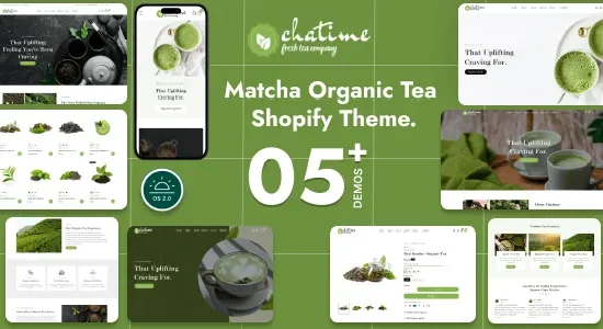 Chatime - Matcha & Organic Tea Store Shopify Theme