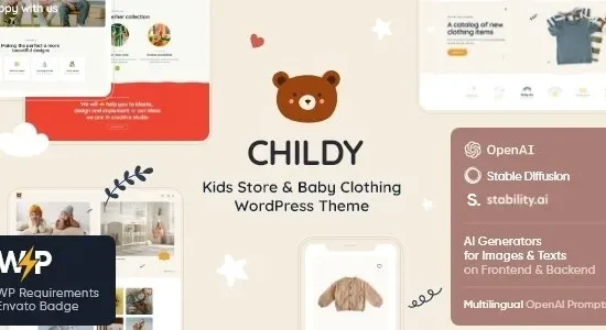 Childy - Kids Store & Baby Clothing WordPress Theme