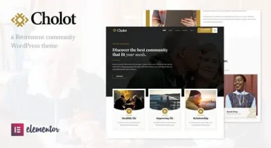 Cholot – Retirement Community WordPress Theme