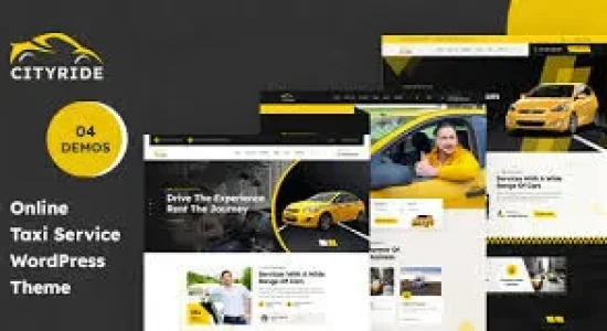 Cityride – Online Taxi Service WordPress Theme