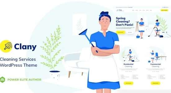 Clany – Cleaning Services WordPress Theme