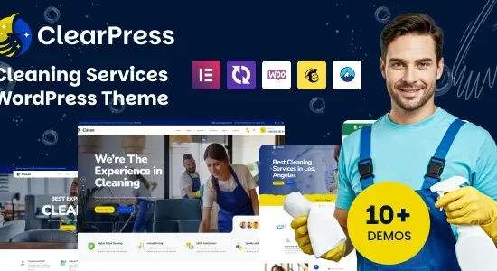 ClearPress - Cleaning Services WordPress Theme