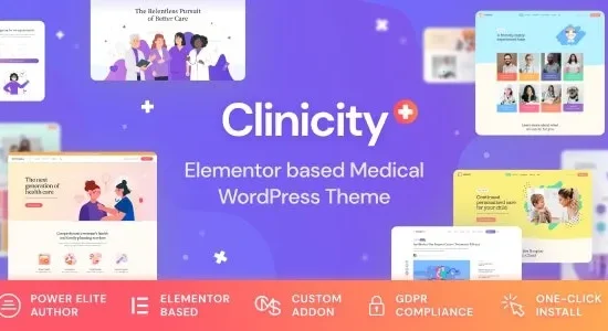 Clinicity – Health & Medical Elementor Theme