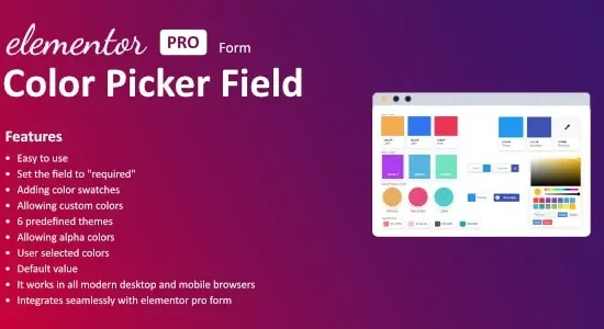 Color Field for Elementor form